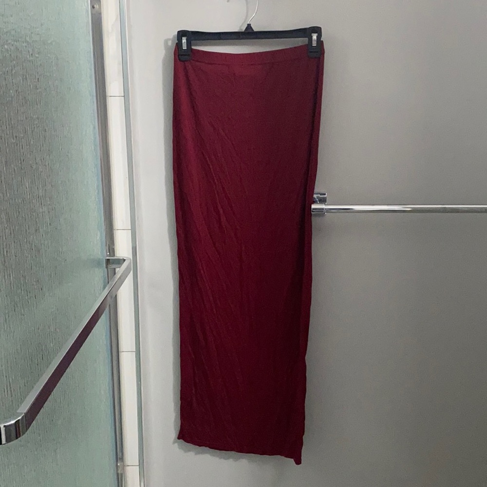 Red maxi skirt brand new never worn with tag.